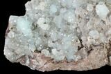 Lustrous Hemimorphite Crystal Cluster - Congo #148450-1
